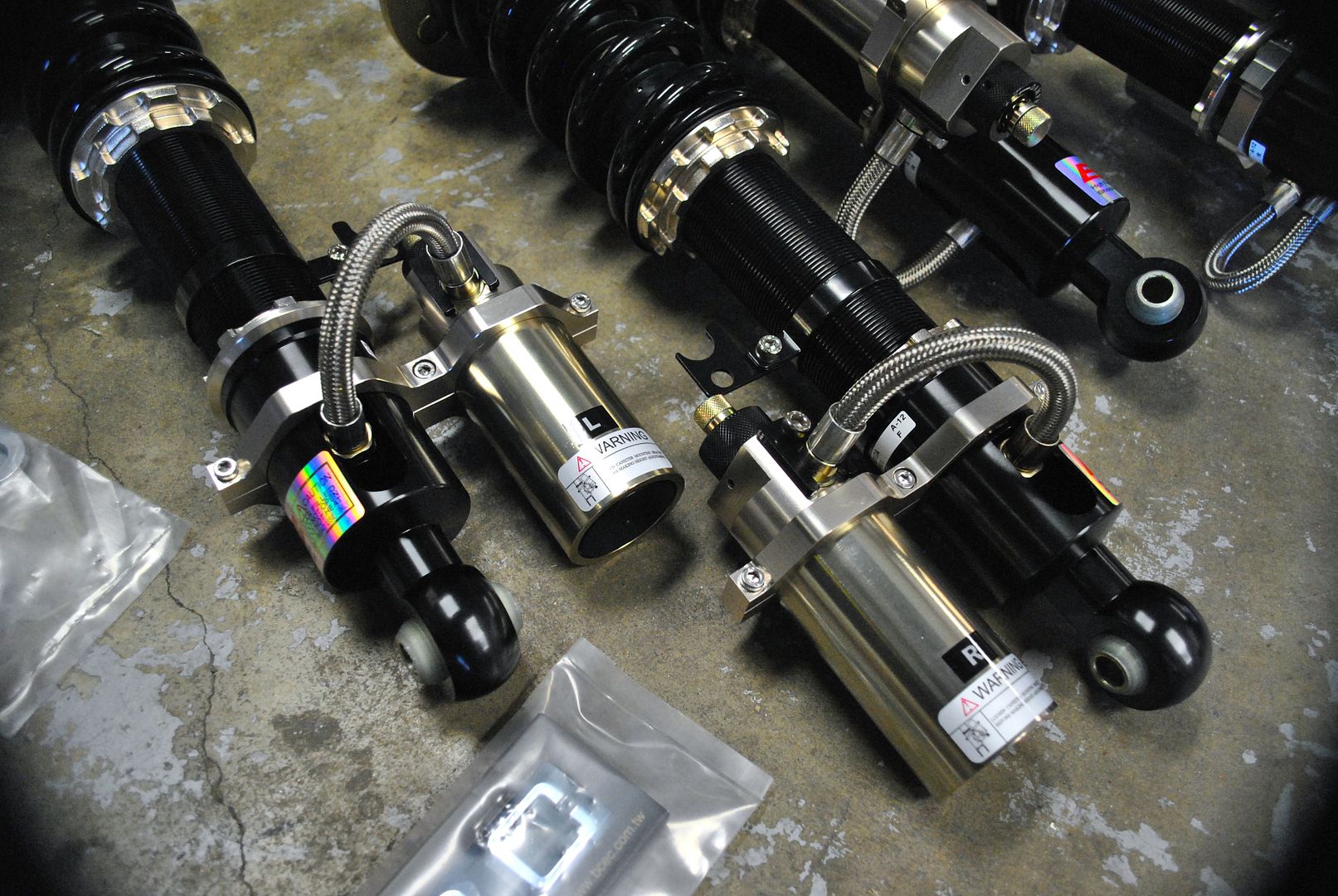 NEW!! BC Racing Type ZR TripleAdjustable Coilovers Prototype Set